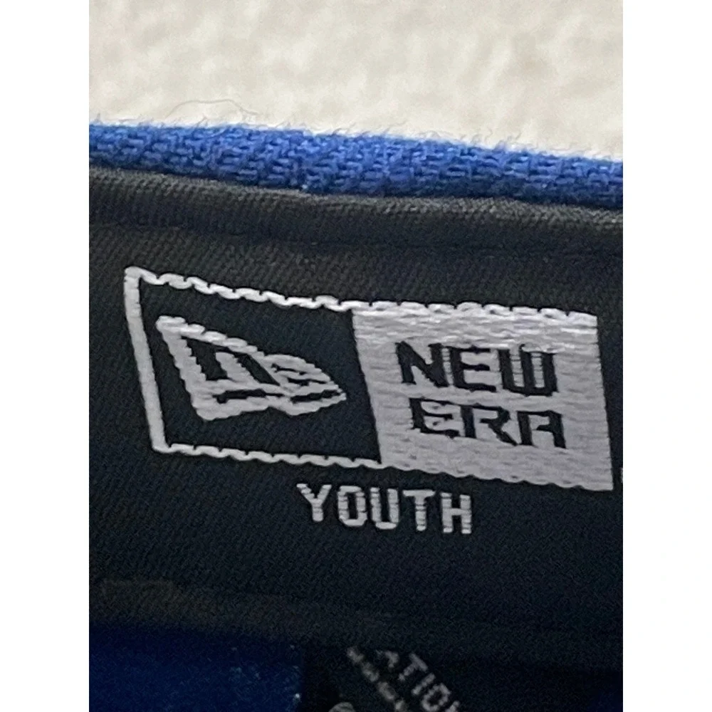 New‎ Era Youth OSFM Baseball Hat Blue Chicago Cubs MLB 9FORTY Adjustable Cap